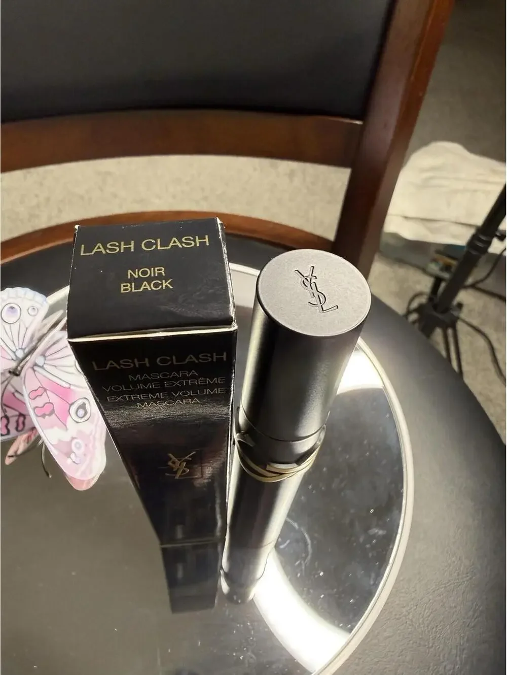 YSL LASH CLASH Mascara Volume Extreme - NOIR BLACK - Full Size - 0.3oz / 9ml NIB